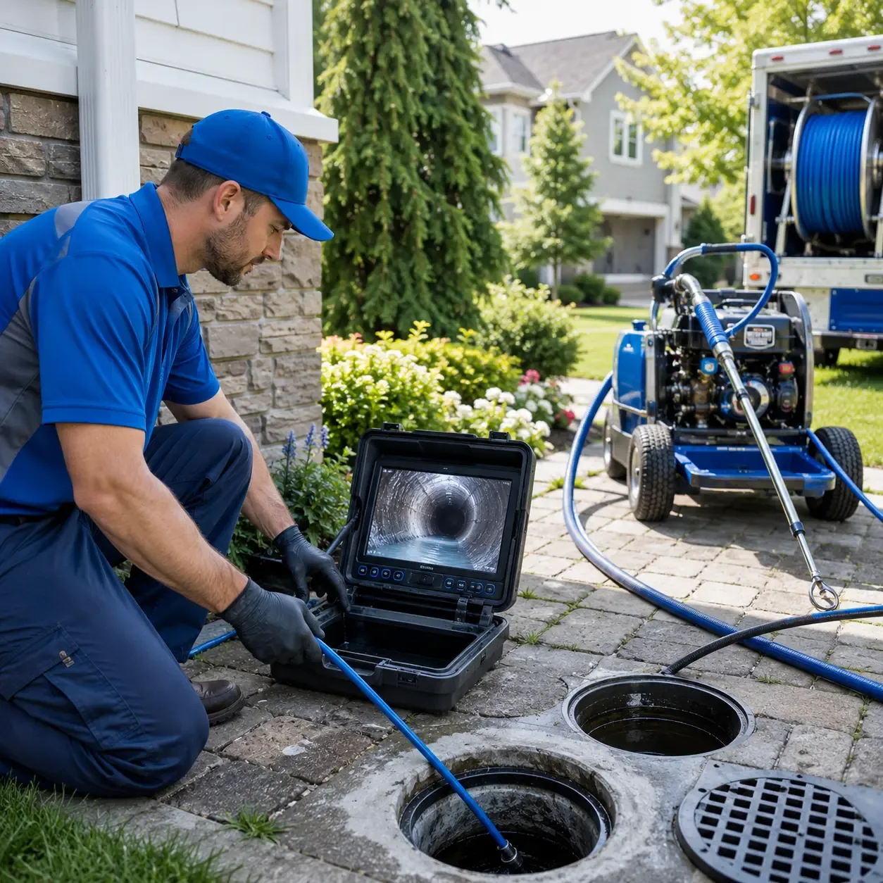 Outdoor drain cleaning professionals serving Saint David, ME